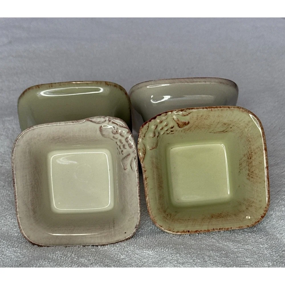 Casafina Casa Stone Madeira Harvest Square Ramekin 3.5